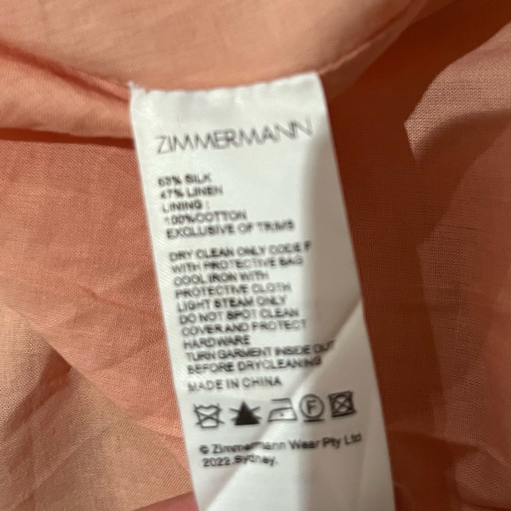 Zimmermann Blush Floral Midi Skirt - Picture 8 of 8